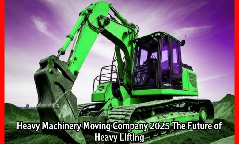 Heavy Machinery Moving Company 2025 The Future of Heavy Lifting