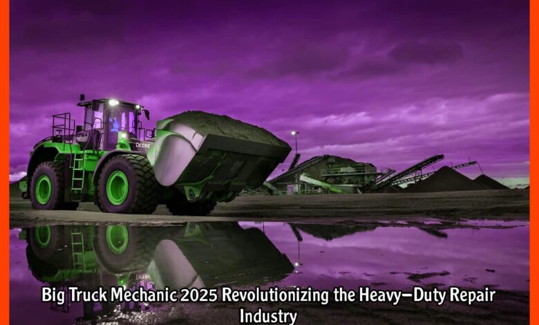 Big Truck Mechanic 2025 Revolutionizing the Heavy-Duty Repair Industry